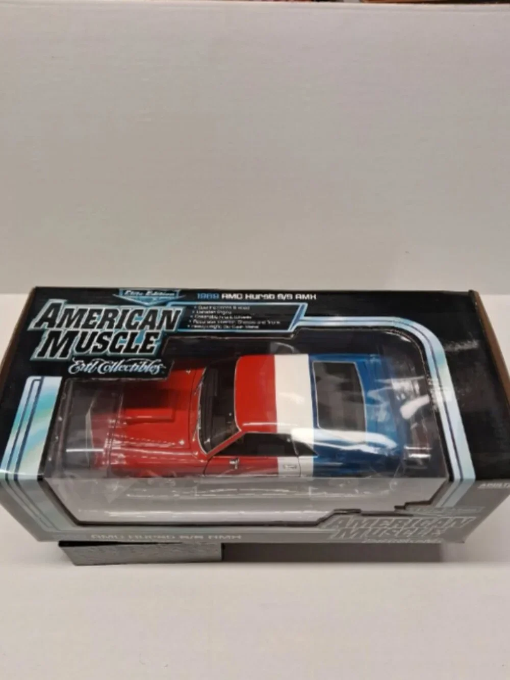 1:18 Ertl/AW Elite Red/White/Blue 1969 AMC HURST S/S AMX 1/500 2008 release